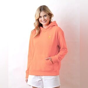 Orange sorbet Dudley Stephens fleece Hoodie
